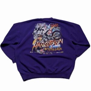 Vintage Motocross Sweatshirt 2007 Hangtown With Ricky Carmichael on The Back